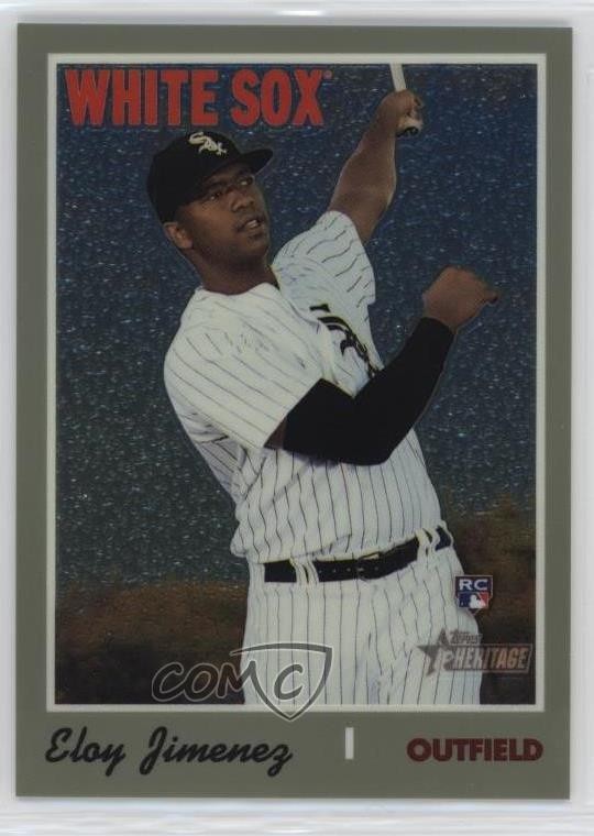 2019 Topps Heritage High Number Chrome /999 Eloy Jimenez #THC-516 10k8