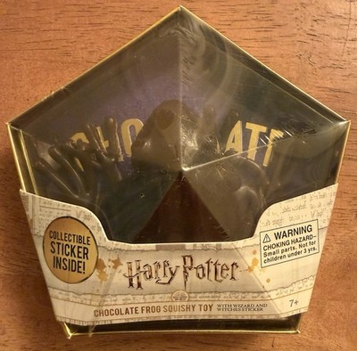 Harry Potter Chocolate Frog Squishy Toy Noble Collection With Stickers New