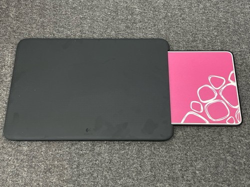 Logitech N315 Portable LapDesk Travel Stand w/ Pink Retractable Mouse Pad Tray