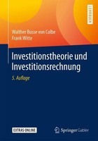 Investitionstheorie Und Investitionsrechnung Walther Busse Von Colbe