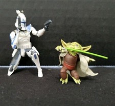 2010 Star Wars Hallmark Ornament Master Yoda And Captain Rex D