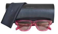 NEW SAINT LAURENT SL 462 SULPICE 012 Transparent PINK CAT EYE Sunglasses