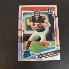 2023 Panini Donruss Optic - Rated Rookie Charlie Jones #223 Holo Prizm (RC)