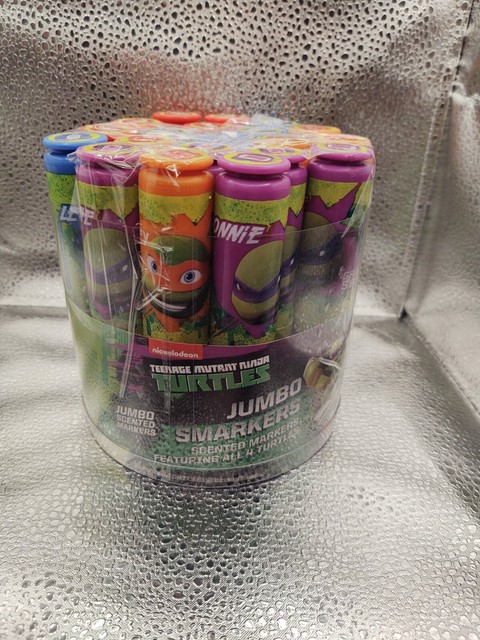 TNMT Teenage Mutant Ninja Turtles Jumbo Smarkers Scented Markers 20 Pack New TNMT Teenage Mutant Ninja Turtles Jumbo Smarkers Scented Markers 20 Pack New