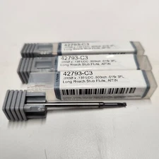 Harvey Tool 42793-C3 .0930 x .139 LOC .500 rch .015r SQ 3 Flute 3Pc