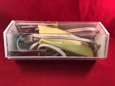 Vintage Hamilton Beach yellow electric scissors shear 2 speed model 348