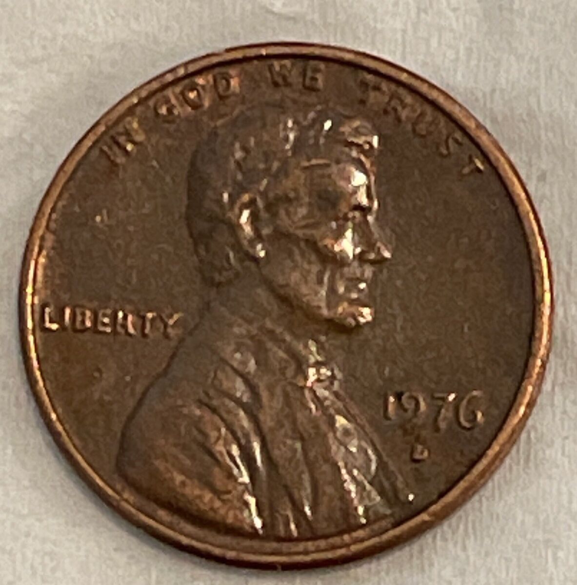 1976 D PENNY W/ ERRORS!! Filled Mint Mark, E Pluribus, Rim 1976 D PENNY W/ ERRORS!! Filled Mint Mark, E Pluribus, Rim