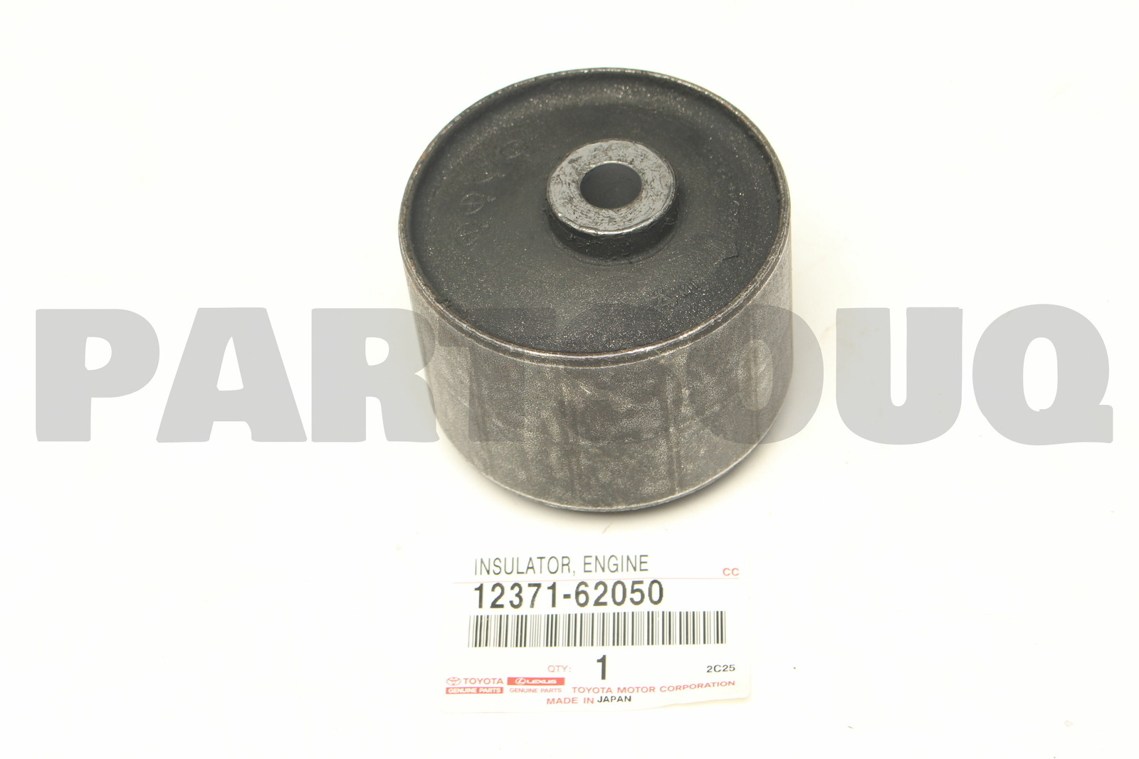 1237162050 Genuine Toyota INSULATOR, ENGINE MOUNTING, REAR 12371 