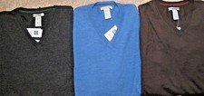 Gap Italian Merino Wool Sweater.Men. M,XL,XXL.Long Sleeve.NWT.100 Merino wool