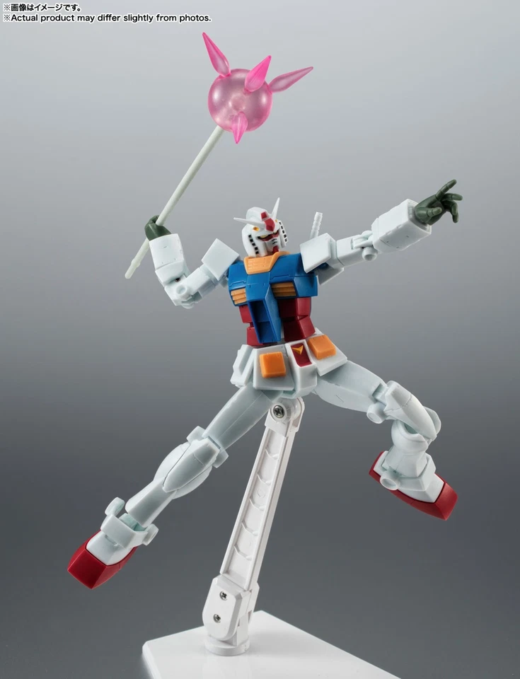 RX-78-2 Gundam 5in Anime Action Figure Robot Spirits Ver. A.N.I.M.E. 15th Bandai - Immagine 4 di 4