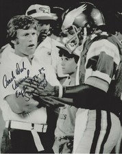 COACH DICK VERMEIL - PHILADELPHIA EAGLES - SIGNED 8x10 PHOTO A w/COA NFL LEGEND