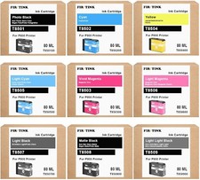 T850 9 pack of Ink Cartridges High Capacity 8...