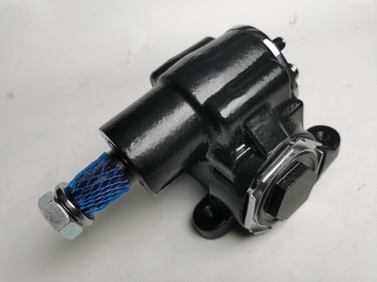 Vega Steering Box Kit With 36" DD Steering Shaft, Pitman Arm, Black U-Joints & Bracket - Complete Steering Gear Set