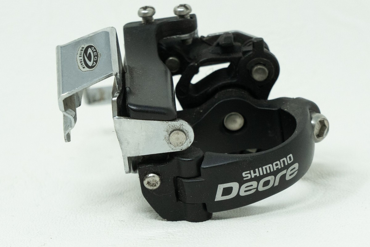 Dérailleur Avant Triple à Double Traction à 10 Vitesses Shimano Deore 10 Speed Dual Pull Triple Front Derailleur Down Swingdirect Mount 207418 1