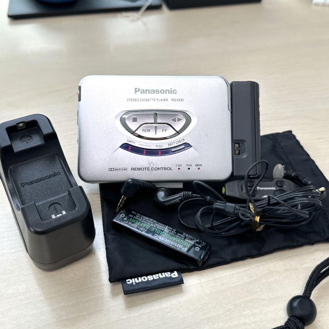【極美DE可動品】Panasonic カセットプレーヤー RQ-SX35 極美DE可動品】Panasonic カセットプレーヤー RQ-SX35 - メルカリ
