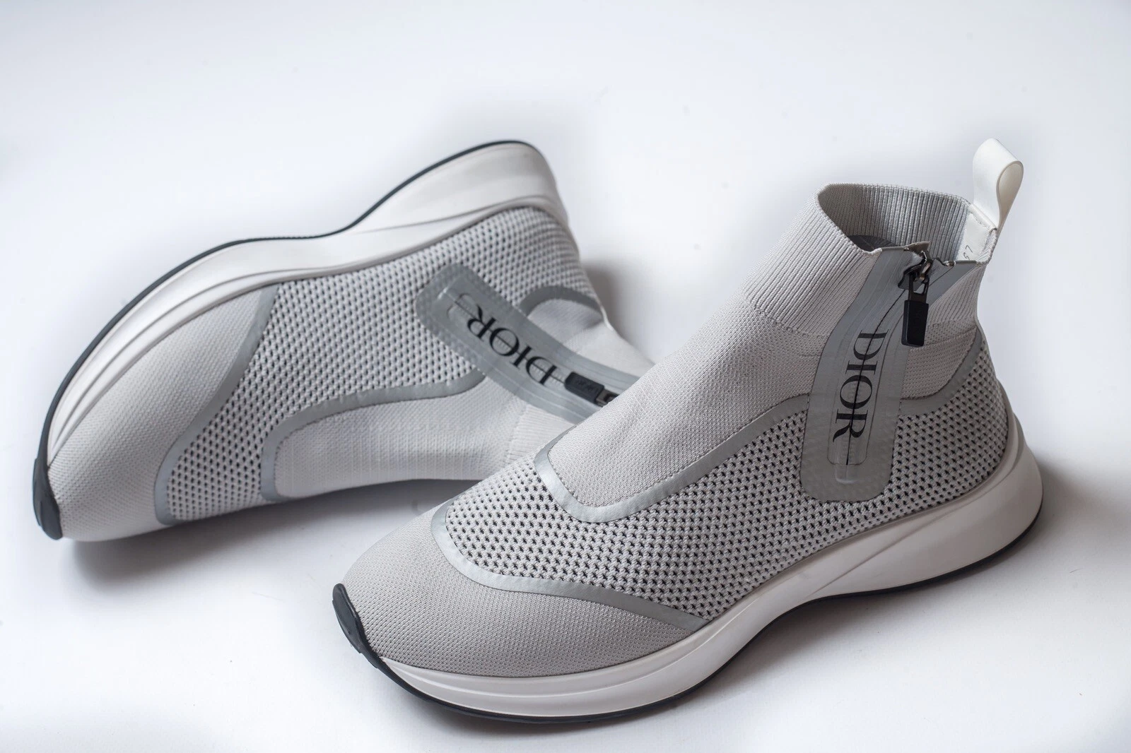 Baskets DIOR B25 homme gris milieu taille 42