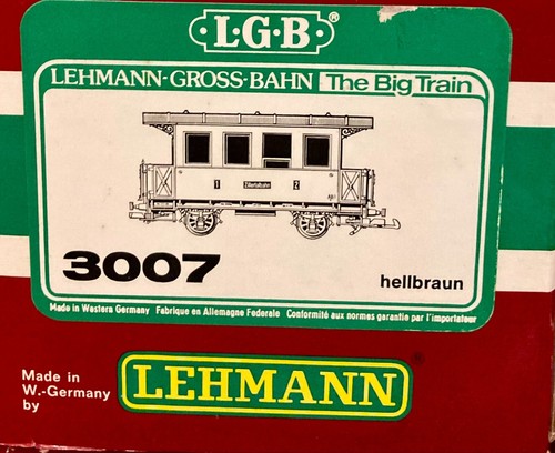 Lehman LGB The Big Train 3007 CL-40 Zillertal Coach Vintage W. Germany - - Picture 2 of 7