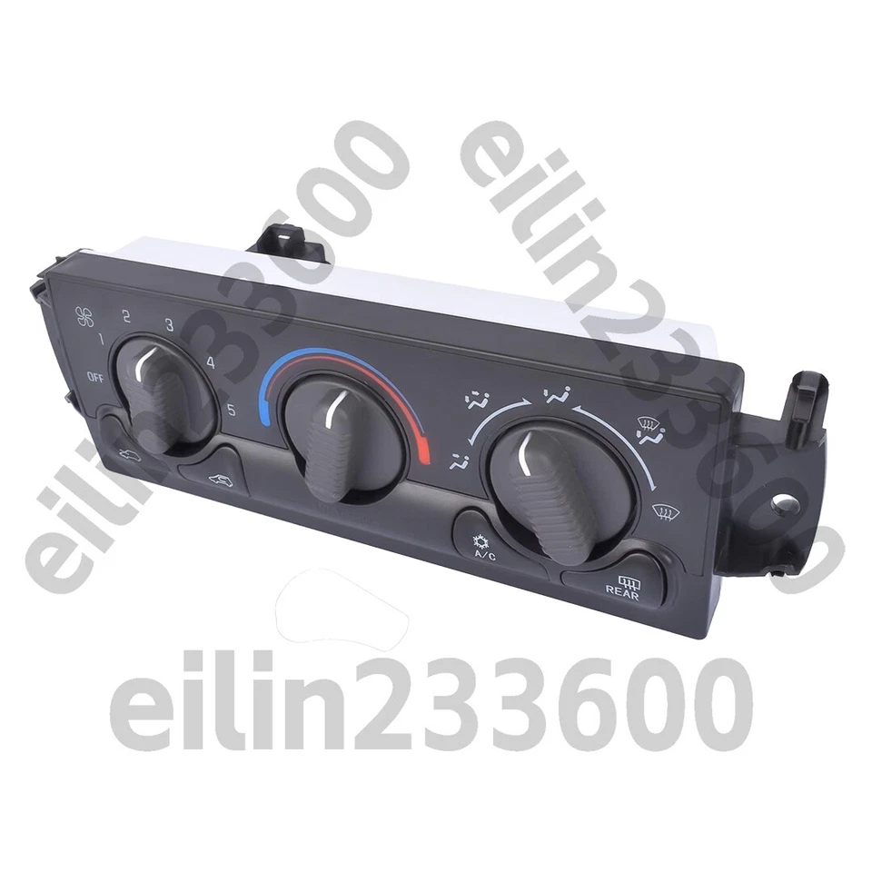 99-02 Tahoe Silverado Sierra AC Heater Control w/ Defrost BLUE LED LIGHTING Foto 3 de 4