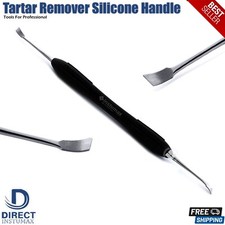 SILICONE HANDLE Tooth Scraper Veterinary Dog Pet Tartar Calculus Plaque Remover