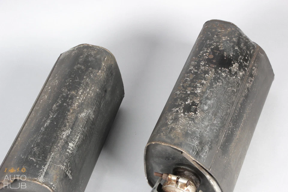 01-02 Mercede W220 S55 CL55 AMG Sport Exhaust Muffler Mufflers Tips Set OEM - Image 4 of 4