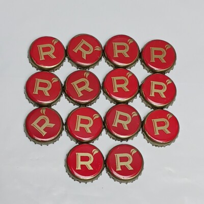 Lot of 14 Bottle Caps Redds Apple Ale Beer Crown No Dents Crafts Man Cave R