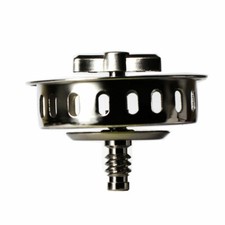 Twist Tight Post Kitchen Sink Strainer Basket Cup - Satin Nickel -4405721