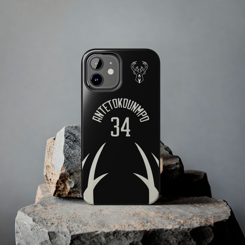 Giannis Antetokounmpo Milwaukee Bucks - Basketball iPhone und Samsung Hülle schwarz - Bild 29 von 43