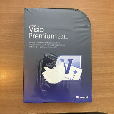 Visio premium 2010 32-bit/x64 English intl DVD (885370023497)