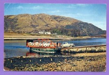 Postcard Ballachulish Ferry Loch Levin Posted 1958 Postage Due J Arthur Dixon