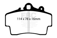 EBC Brakes DP31207C Redstuff Keramik Low Staub BremsbeläGe FüR Boxster Cayman