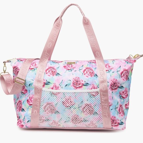 LUV BETSEY BY BETSEY JOHNSONFloral Print Overnight Bag In Rose Floral Print new - Picture 2 of 12