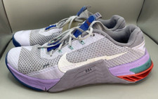 Nike Metcon 7 Pure Violent Womens 9.5 Purple Gray Gym Training CZ8280-515