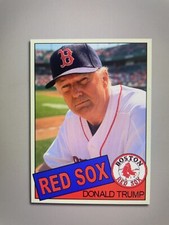 Tarjeta ACEO personalizada Donald Trump 2024 “Team Trump” Trump Red Sox