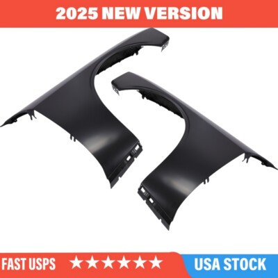 Set of 2 Front Driver and Passenger Side Fender Fit For 08-17 Dodge Challenger