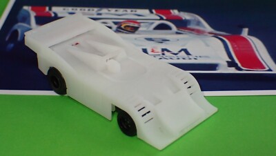 HO Slot Car Body - Can-am 1972 Porsche - Custom HQ 3D Printed - Mega G+ Short
