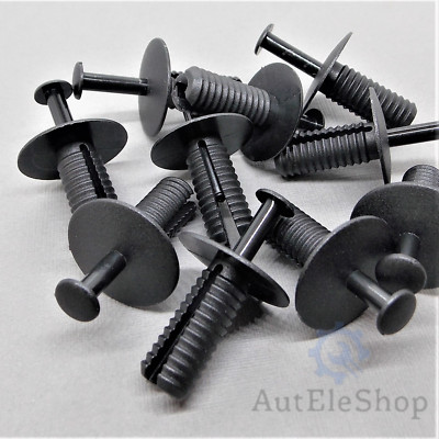 20x Verkleidung Clip Befestigung Klip Halter 8,5mm Schwarz für BMW MERCEDES SEAT
