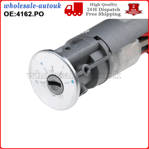IGNITION SWITCH STARTER LOCK BARREL FOR CITREON XSARA PICASSO PEUGEOT 206 4162PO - Picture 3 of 9