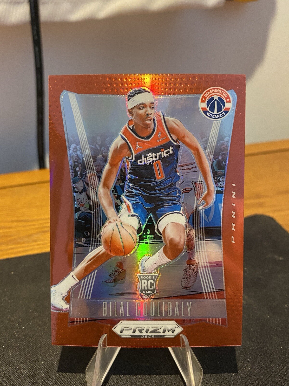 2023-24 Panini Prizm DECA NBA Bilal Coulibaly TRUE RED SP /199 Rookie RC Wizards