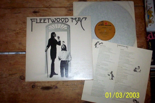 FLEETWOOD MAC / STEVIE NICKS 1975 VINYL LP w/ textured cover & lyric insert NM-