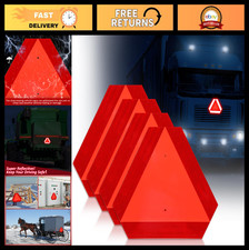 4 Pcs Reflective Safety Triangle Signs - Durable Aluminum 13.2x15 Outdoor Us 4 Pcs Reflective Safety Triangle Signs - Durable Aluminum 13.2x15 Outdoor Us