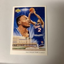 1992-93 Upper Deck NBA Checklist Mitch Richmond Sacremento Kings