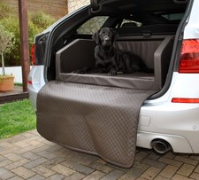 Hundebett Kofferraum Bett Travel Autohundebett Schutzdecke Autositz Braun 110x90