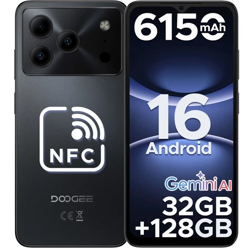 DOOGEE Note56Plus/Note56Pro Android 16 Cell Phone 32GB+128GB/48GB+256GB NFC 2026