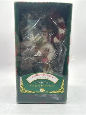 Kurt Adler Tiny Tim Christmas Ornament Charles Dickens A Christmas Carol W/ TAG