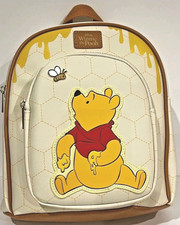 Winnie The Pooh Honey Bee Backpack Zipper Pockets Disney Bioworld New With Tags