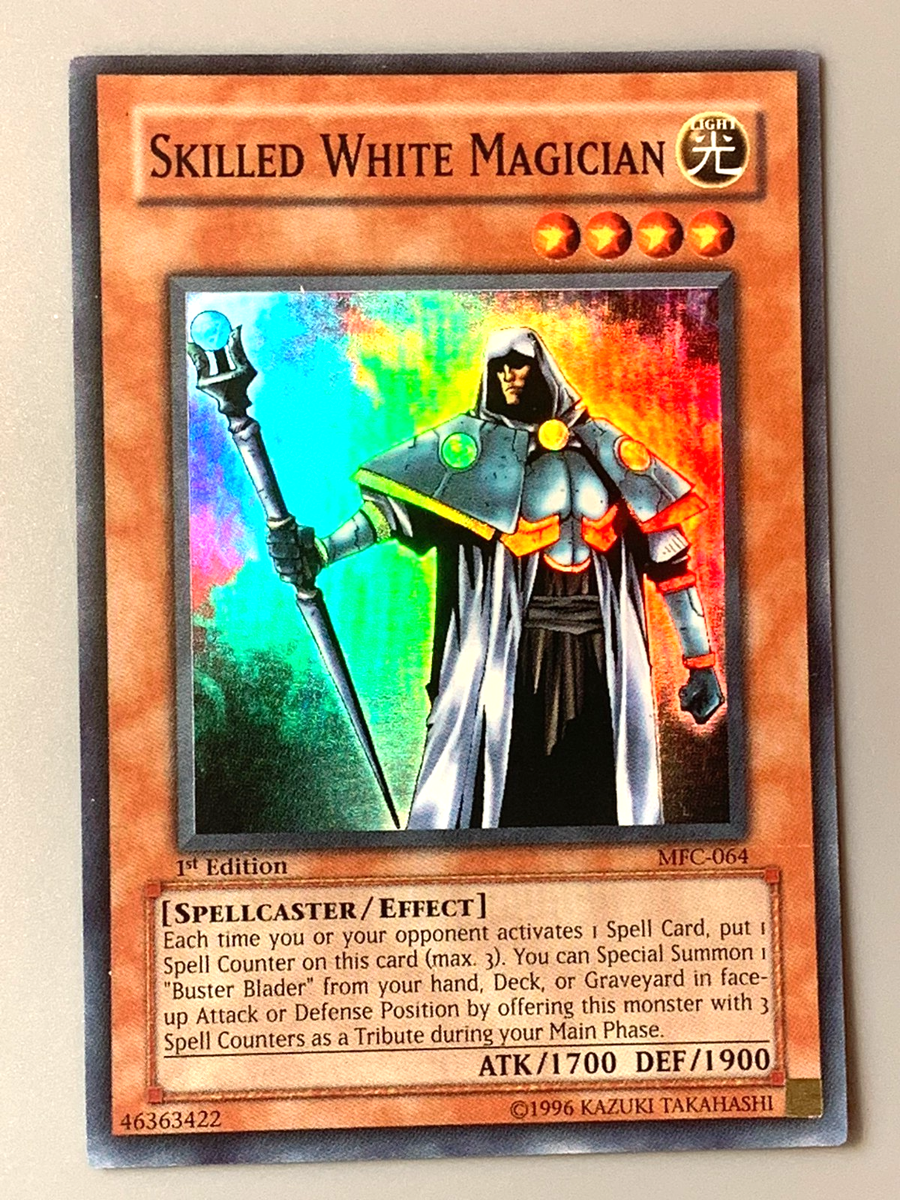 yugioh Skilled White Magician MFC-064 1st Ed Super North American