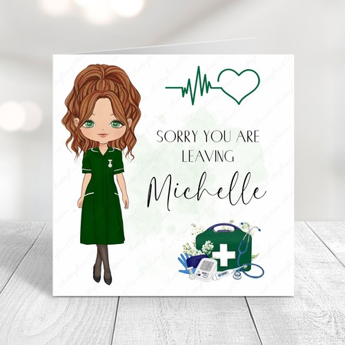 PERSONALISED CONGRATULATIONS CARD FOR A NURSE, GRADUATION, THANK YOU, RETIREMENT - Picture 5 of 10