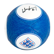 Wayne Rooney Signed Football England Autograph COA
