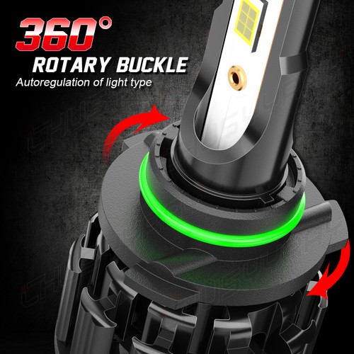 For Chevy Colorado 2004 2005 2006 2007 2008 LED Headlight Fog Light Bulbs Combo - Picture 7 of 12