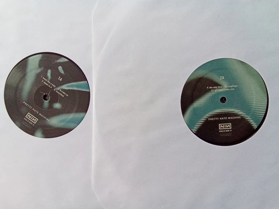 2 X Vinyle lp 3 faces. NINE INCH NAILS. Pretty Hate Machine - Photo 4/4